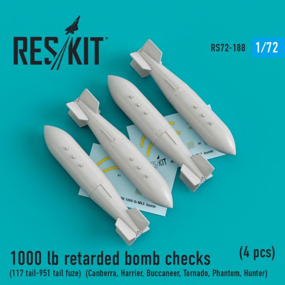 1000 lb bomb (117 tail-951 tail fuze) 1:72