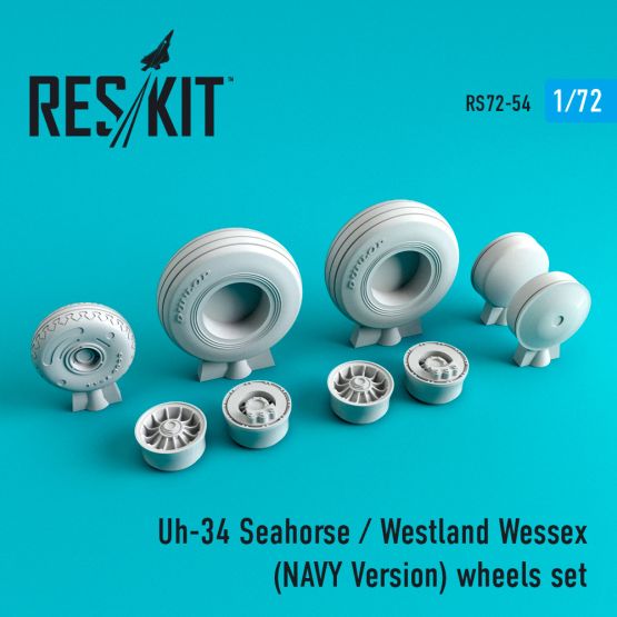 Uh-34 Seahorse / westland wessex (NAVY Version) wheels 1:72
