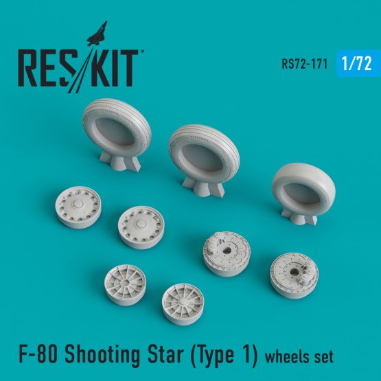 F-80 Shooting Star (Type 1) wheels 1:72