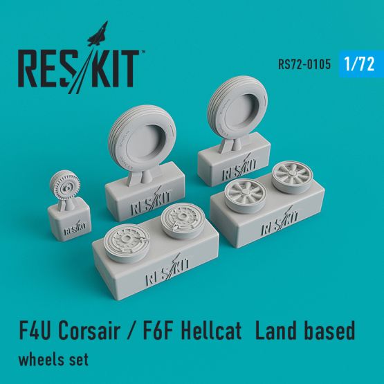 F4U Corsair / F6F Hellcat wheels 1:72