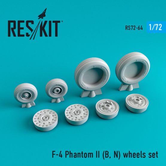 F-4 Phantom II (B, N) wheels 1:72