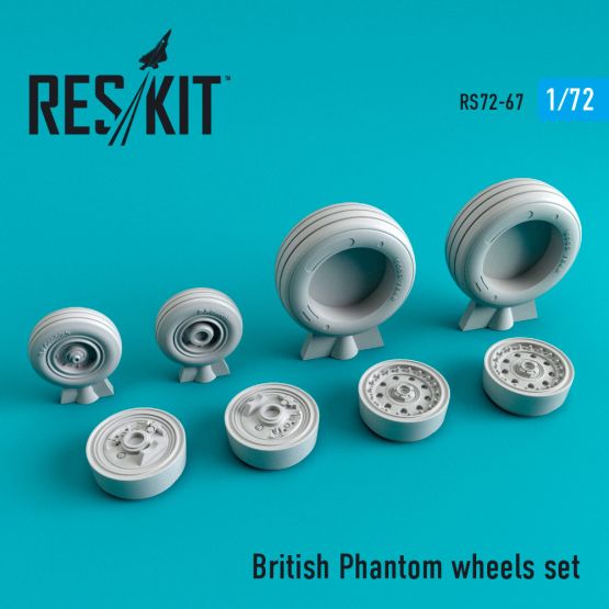 British Phantom wheels 1:72