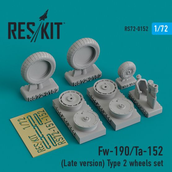 Fw 190/Ta-152 (Late version) Type 2 wheels 1:72