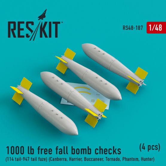 1000 lb bomb (114 tail-947 tail fuze) 1:48