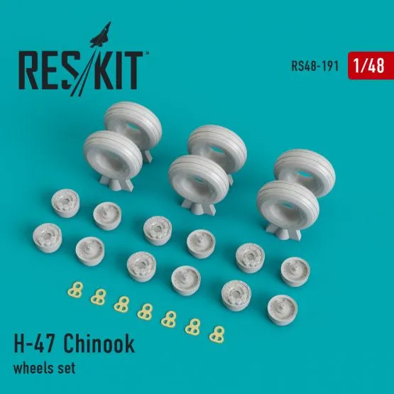 H-47 Chinook wheels 1:48