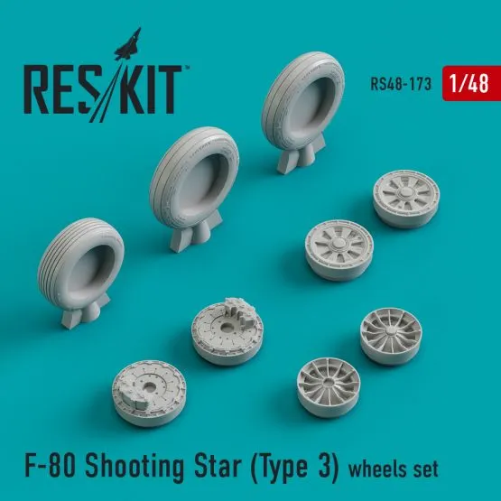 F-80 Shooting Star (Type 3) wheels 1:48