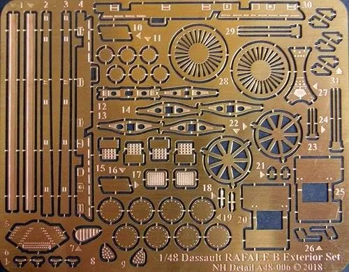 RAFALE B Exterior Set for Hobby Boss 1:48