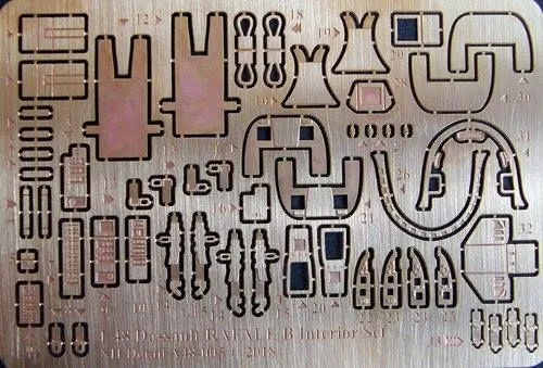 RAFALE B Interior Set for Hobby Boss 1:48