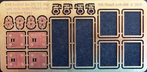 Su-25UTG lugs and deck lock 1:48