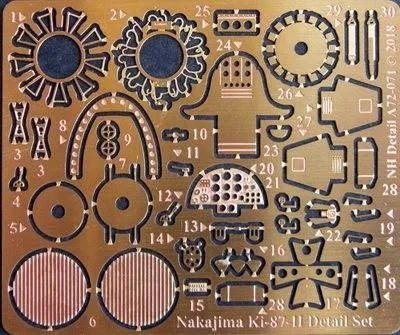 Nakajima Ki-87-II Detail set 1:72