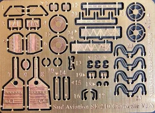 SE-210 Caravelle VI-N Detail Set 1:144