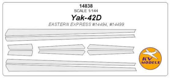 Yak-42D mask for Easter Express 1:144