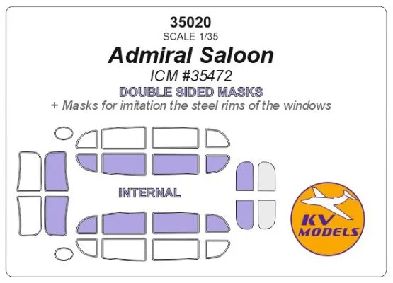 Admiral Saloonmask for ICM 1:35
