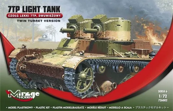 7TP Light Tank - Twin Turret 1:72