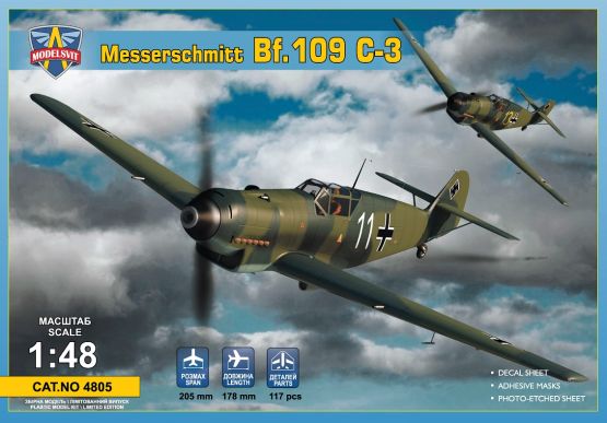 Messerschmitt Bf 109C-3 1:48