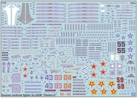 Su-30SM Flanker C 1:72