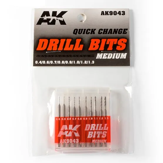 Drill Bits Set Medium 0.4-1.3mm