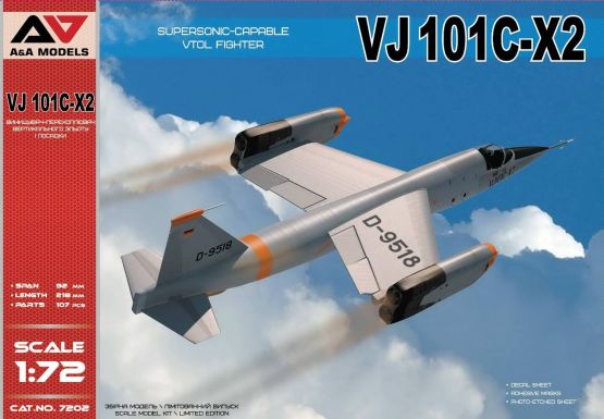 VJ 101C-X2 Supersonic-capable 1:72