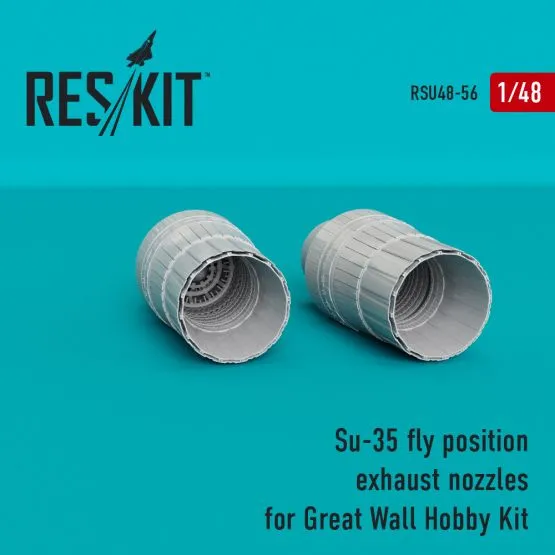 Su-35 exhaust nozzles (fly) for G.W.H 1:48