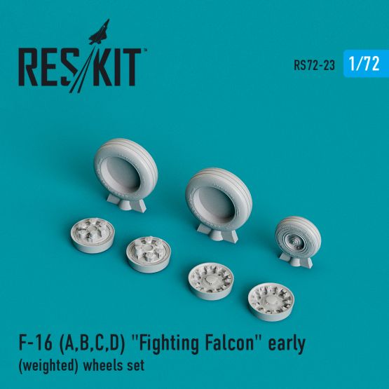 F-16 (A) "Fighting Falcon" wheels set 1:72