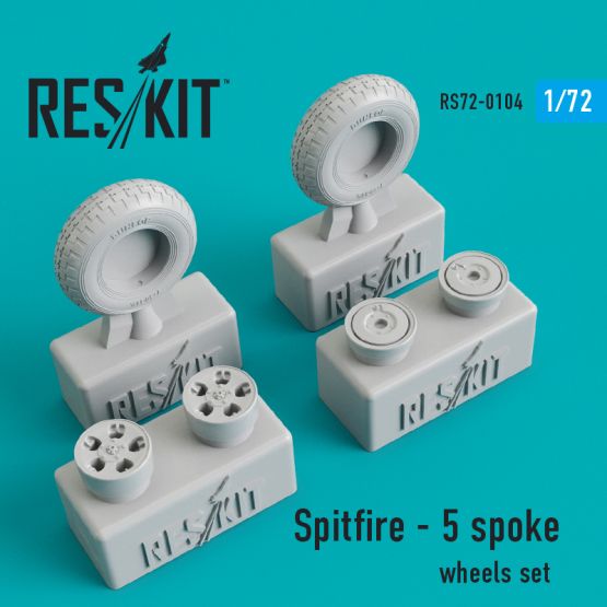 Spitfire - 5 spoke wheels set 1:72