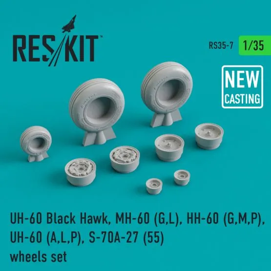 UH-60 Black Hawk wheels set 1:35
