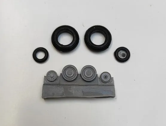 Su-57 / T-50 PAK-FA wheels 1:72 Su-57 / T-50 PAK-FA wheels 1:72