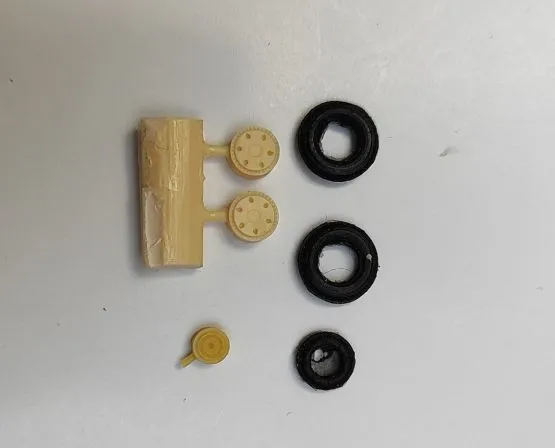 MiG-21F/F-13 wheels 1:72 MiG-21F/F-13 wheels 1:72