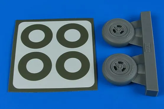 Spitfire Mk.IX wheels (3-spoke) & paint masks 1:32