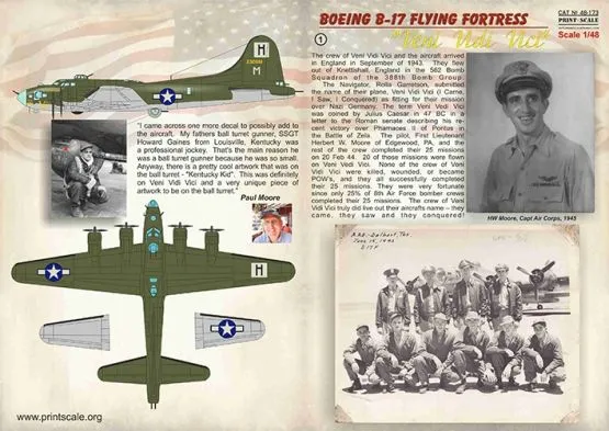 Boeing B-17 "Veni. Vidi. Vici." 1:48