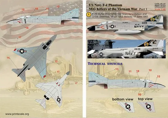 F-4 Phantom II in Viet Nam War Part.1 1:48