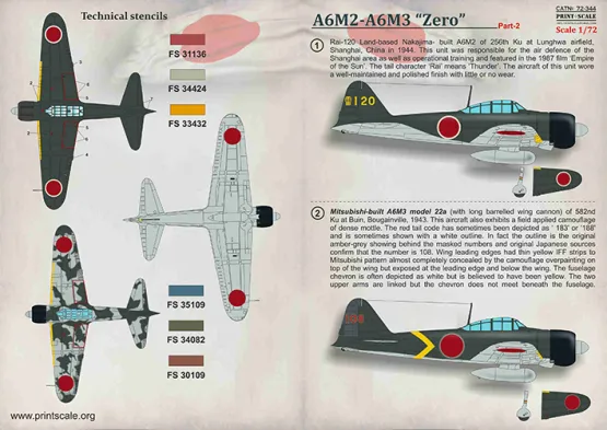 A6M2/ A6M3 Zero Part.2 1:72