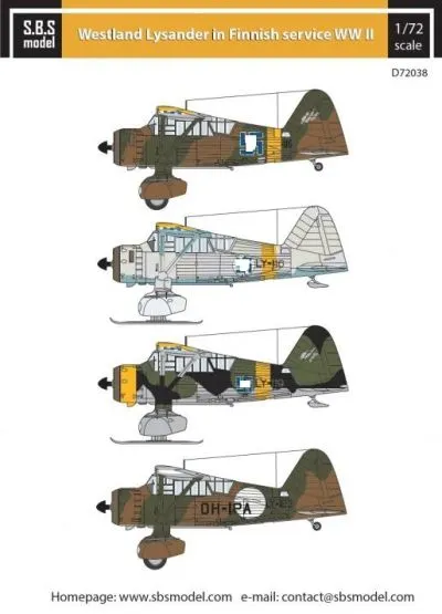 Westland Lysander in Finnish Service WW II 1:72