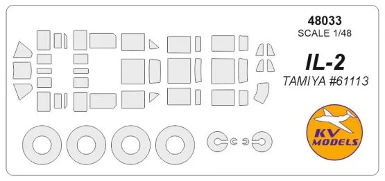 Il-2 mask for Tamiya 1:48