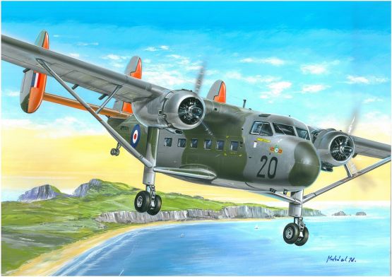 Scottish Aviation Twin Pioneer CC.Mk.I (RAF) 1:72