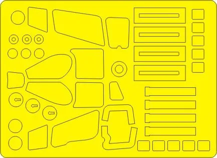 Mil Mi-24A Hind BASIC mask for Zvezda 1:72