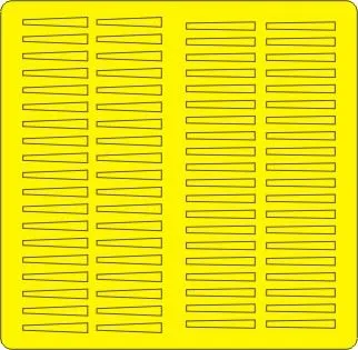 Su-27 family EXHAUST NOZZLES masks for Zvezda 1:72