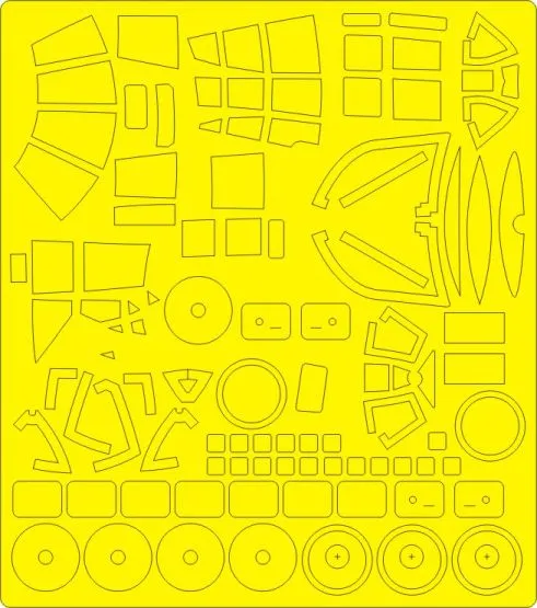 He 111H-6 BASIC mask for ICM/Revell 1:48
