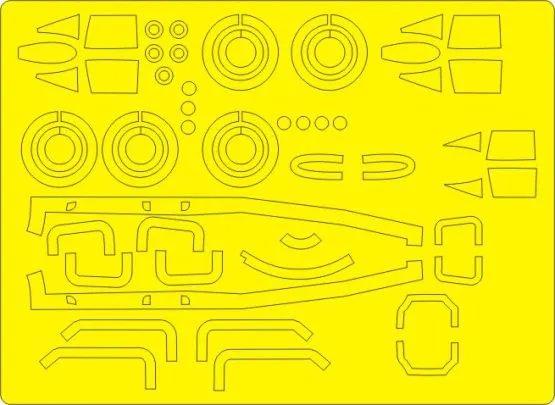 MiG-25RBT ADVANCED mask for Revell 1:72