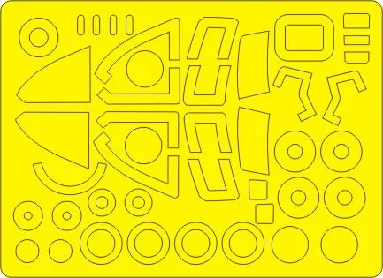 Su-24M/MR Fencer BASIC mask for Trumpeter 1:72