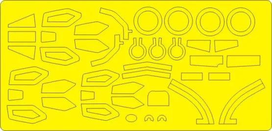 E.E. Lightning F.2A, F.6 ADVANCED mask for Airfix 1:72