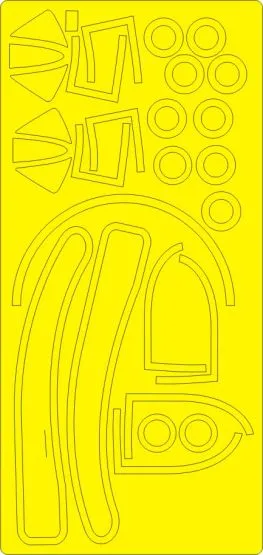 T-28B/C/D Trojan EXPERT mask for Roden 1:48