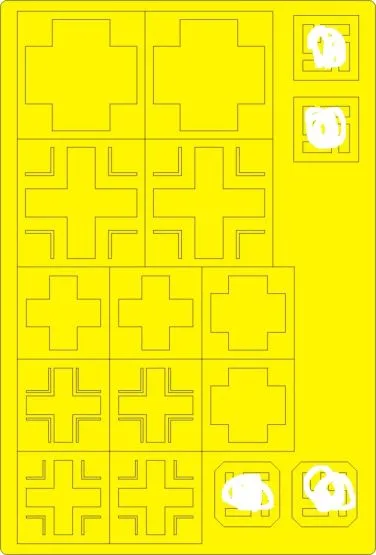 Ju 88D-1 MARKING mask 1:48