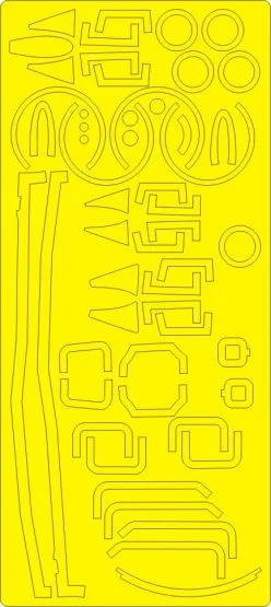 MiG-25BM ADVANCED mask for ICM 1:48