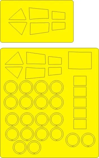 SR-71 Blackbird EXPER mask for Trestors 1:48