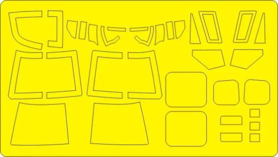 Westland Lynx AH-7 BASIC mask for Airfix 1:48