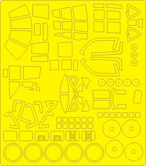 He 111H-16 BASIC mask for ICM 1:48