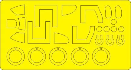 Yak-1 (early) BASIC mask for ModelSvit 1:48