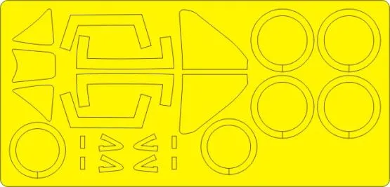 Me 262 A-1/A-2 BASIC mask for Revell 1:32