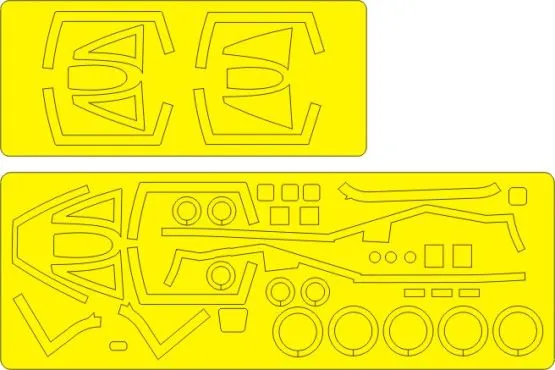 RF-101C ADVANCED mask for Valom 1:72